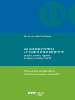cover image of Las variedades vegetales y el estatuto jurídico del obtentor